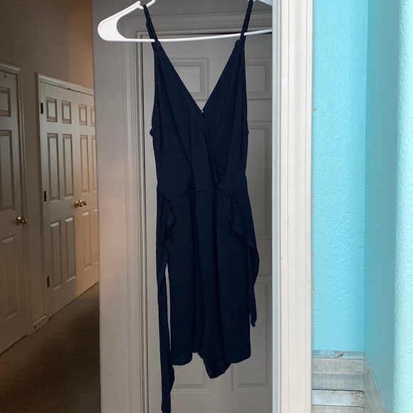 Navy Blue Romper - Picture 2 of 7